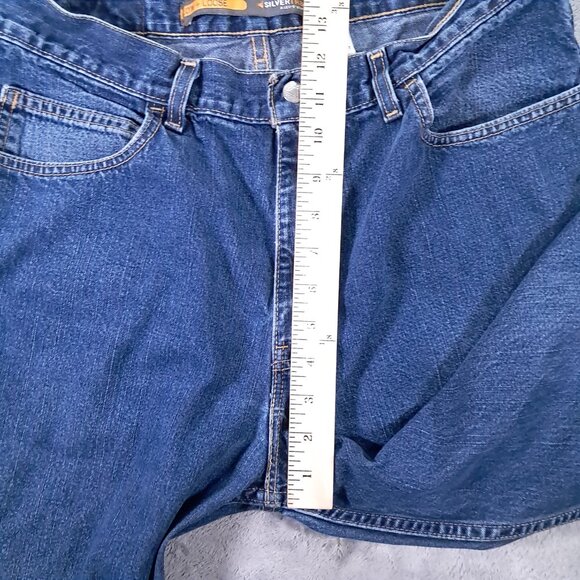 Vintage Levis SILVERTAB Jean Mens 34x31, Tag 34x34 Y2K Low Loose  Blue Denim - Picture 8 of 12